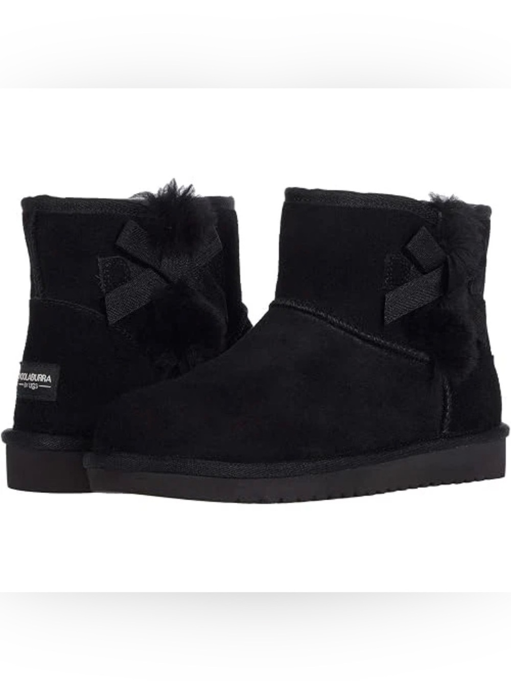 Ugg Women's Victoria Mini Boot Bow Black US 7 Koolaburra